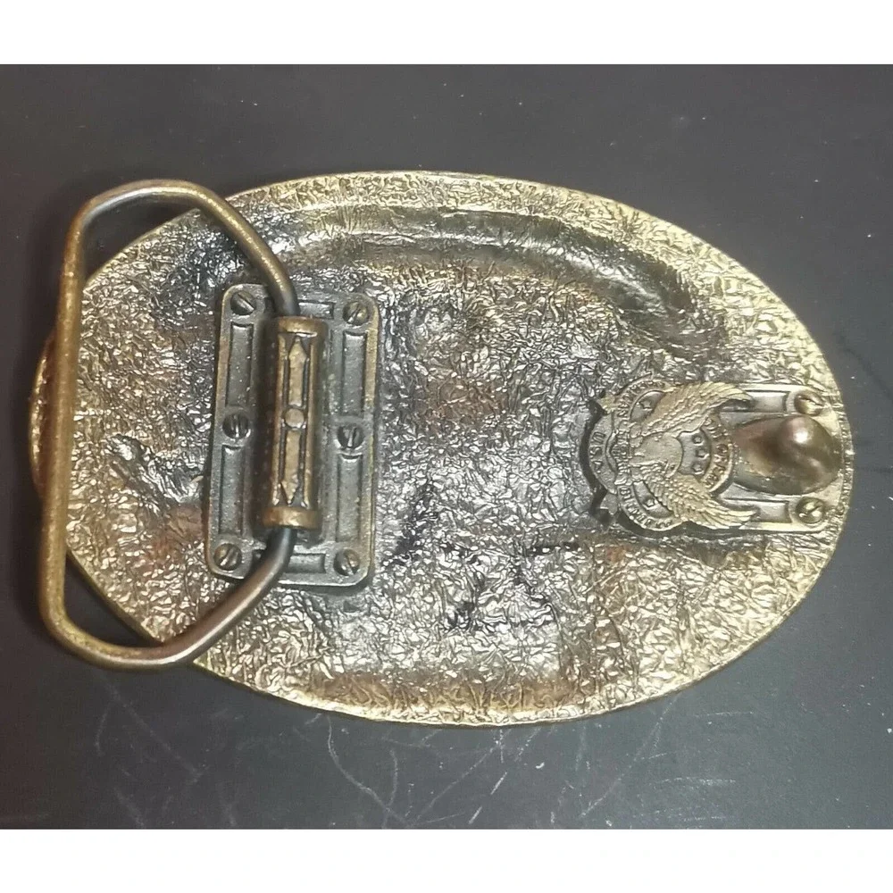 Rare! Vintage Collectible Crown Royal Spirit of Arkansas Dimensional Belt Buckle